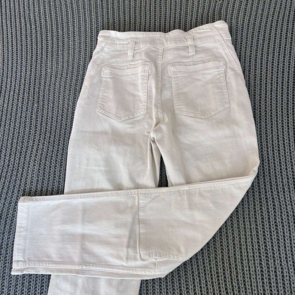 Fashionable Pilcro Off-White Carpenter Jeans Size 26 - Picture 11 of 11